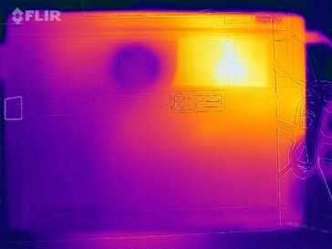 Distribuzione del calore sul fondo (al minimo)