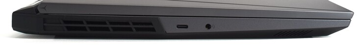 USB-C 3.1 con DisplayPort 1.4; connessione audio da 3,5 mm