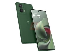 Immagine non ufficiale di Moto G96 5G nel colore Greener Pastures (fonte: Android Headlines)