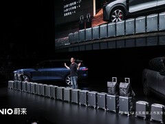 Il SUV Nio ES8 a 5 posti raffigurato nella foto
