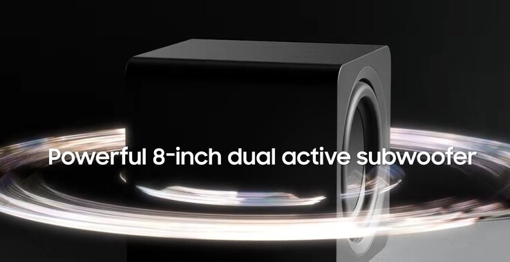 Il subwoofer è dotato di un doppio subwoofer attivo da 8 pollici