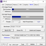 CPU-Z: Benchmark