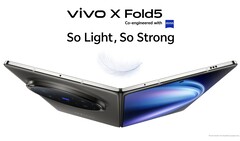Lo smartphone pieghevole Vivo X Fold5 è ora disponibile per l&#039;acquisto in India (fonte: Vivo)