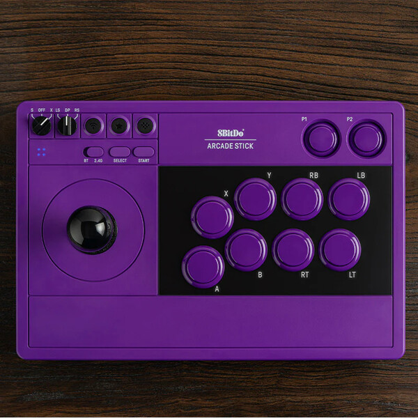 L'Arcade Stick 8BitDo viola è ora disponibile per l'acquisto su Amazon e sul sito web di 8BitDo.