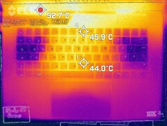 Distribuzione del calore superiore (carico)