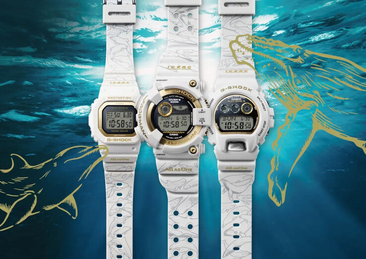 I modelli 2024 della linea Casio G-Shock "Love The Sea And The Earth". (Fonte: Casio)