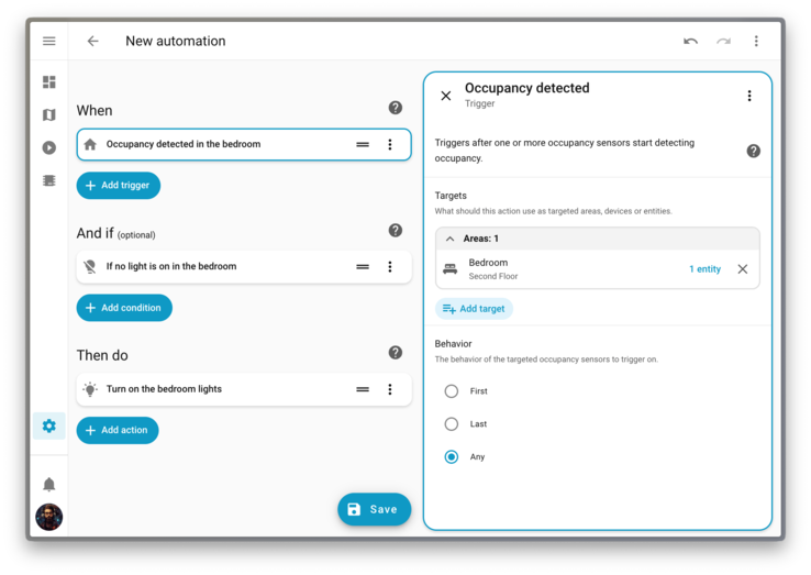 Con Home Assistant 2026.1 sono arrivati nuovi trigger specifici per ogni scopo. (Fonte: Home Assistant)