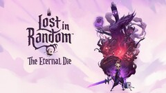 Poster di Lost in Random: Il poster di The Eternal Die. L&#039;Accesso Avanzato è ora attivo per il gioco (Fonte: Thunderful Games)