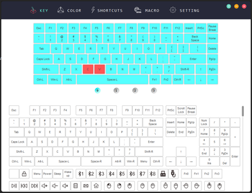 Il software KBTools, senza fronzoli, ha un design semplice...