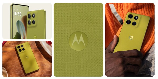 Motorola Moto G86 Power in Pantone Cypress. (Fonte: Motorola)