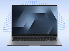 Il Galaxy Book 6 è disponibile a partire da 799 dollari. Nell'immagine: una vista frontale del portatile.