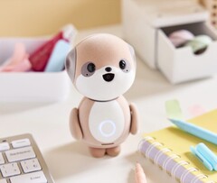 Il nuovo assistente AI di Sharp è integrato in un robot meerkat (Fonte: Sharp)