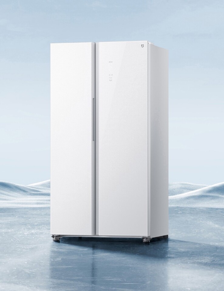Il frigorifero Xiaomi Mijia Side by Side 610L Ice Crystal White (fonte: Xiaomi)