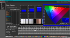 ColorChecker prima della calibrazione