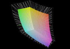 64.il 4% dello spazio colore DCI-P3 è coperto.