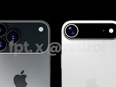 Si dice che l'iPhone 17 Pro (a sinistra) avrà un telaio in alluminio, mentre l'iPhone 17 Air (a destra) dovrebbe avere un telaio in titanio. (Fonte immagine: FrontPageTech)