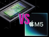RTX Spark di Nvidia a confronto con M5 Pro di Apple (nella foto un chip della famiglia M5).