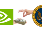 NVIDIA ha risolto un caso con la SEC per 5,5 milioni di dollari. (Immagine via NVIDIA e U.S. SEC con modifiche)
