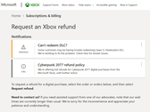 Ora è possibile ottenere un rimborso per Cyberpunk 2077 su Xbox. (Fonte: Microsoft)