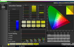 CalMAN Saturation Sweeps (calibrato)