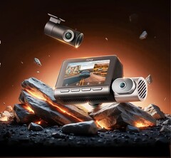 La dash cam 70mai 4K T800 è dotata di doppia registrazione 4k per la vista anteriore e posteriore (fonte: 70mai)