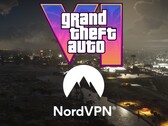 Il banner di GTA 6 viene mostrato con il logo di NordVPN