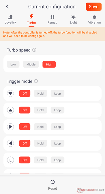 Per configurare i tasti di scelta rapida, è necessaria l’app Mobapad.