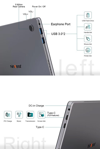 Configurazione delle porte del tablet