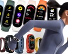 La Xiaomi Mi Band 7 (in alto) offre alcuni importanti aggiornamenti rispetto alla Mi Band 6 (in basso). (Fonte: Xiaomi - modifica)