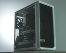 Custodia per PC bianca con pannello laterale e frontale a rete che mostra i componenti interni e le ventole di raffreddamento. (Fonte immagine: Anthony Roberts / Unsplash)