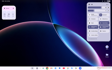 Impostazioni rapide di Googlebook OS