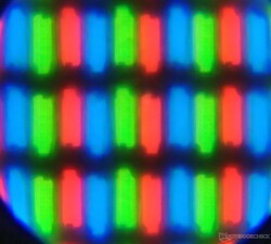Griglia di pixel (ingrandimento 250X)