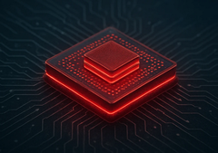 Impressione d'artista di un chip all'avanguardia (Fonte: d-Matrix)