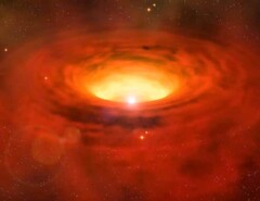 Vista artistica della stella WOH G64 (Fonte: ESO)