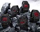 Casio lancerà gli orologi Black e Bold Red (nella foto) in Europa. (Fonte: Casio)