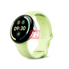 Il "Pixel Watch 4" è stato presumibilmente mostrato con Sports Bands in Limoncello...