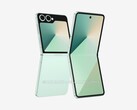 Rendering non ufficiale del prossimo Galaxy Z Flip7 (fonte: OnLeaks e SammyGuru)