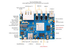 Orange Pi 5 Plus. (Fonte: Orange Pi)