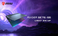 MSI ha rinfrescato gli MSI Raider GE76 e GE66 con nuovo hardware Intel e Nvidia (immagine via MSI)
