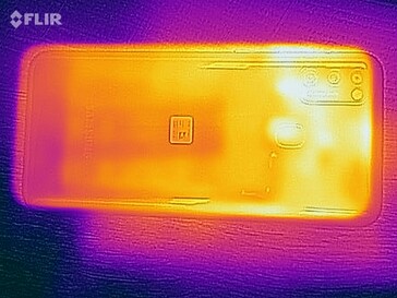 Distribuzione del calore lato posteriore