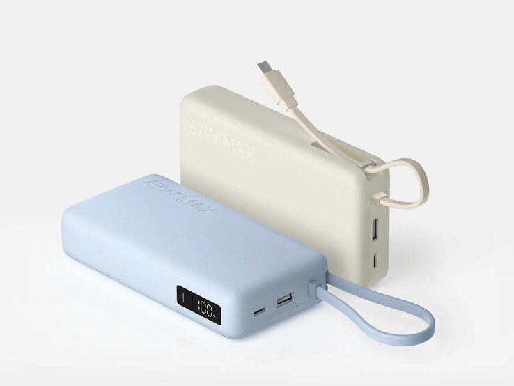 Xiaomi 67W Power Bank 20000 (cavo integrato). (Fonte immagine: Xiaomi)