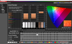 ColorChecker prima della calibrazione