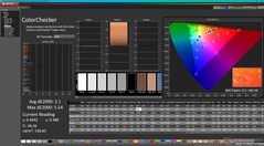 ColorChecker prima della calibrazione