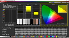 CalMAN ColorChecker calibrato