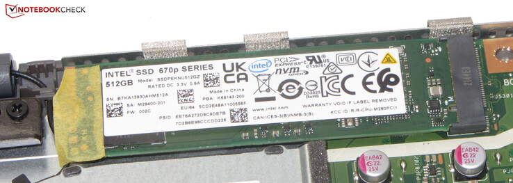 Un'unità SSD PCIe Gen3 funge da unità di sistema