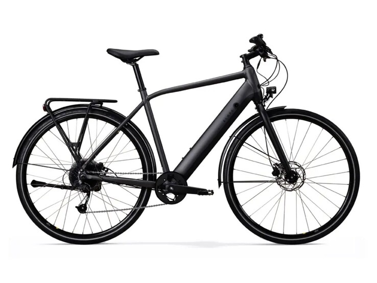 La bicicletta elettrica a telaio alto Decathlon Elops LD500E. (Fonte: Decathlon)