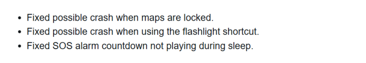 Le note di rilascio per il software di sistema 20.24 per gli smartwatch Fenix 8. (Fonte: Garmin)