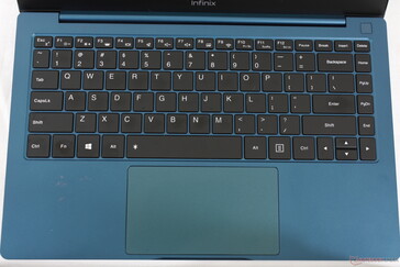 Tasti identici a quelli dell'InBook X1 Pro anche se con alcune funzioni secondarie e il LED del blocco delle maiuscole invertito