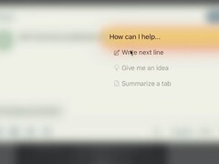 Un cursore di inserimento potenziato dall'AI. (Fonte: The Browser Company/YouTube)