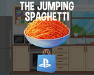 Viene mostrato il gioco shovelware Jumping Spaghetti sul PS Store (Fonte immagine: PlayStation Store con modifiche)
